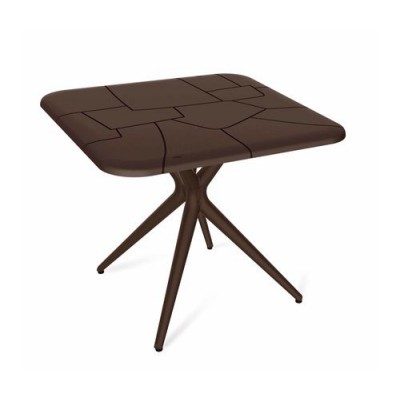 Стол Sheffilton SHT-TU30/TT30 83/83 артикул SHT-СП01 коричневый/коричневый